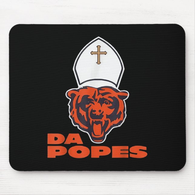 Papst Bobby Chicago - Katholischer Spaß Funny Da P Mousepad (Vorne)