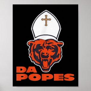 Papst Bobby Chicago - Katholischer Spaß Funny Da P Poster