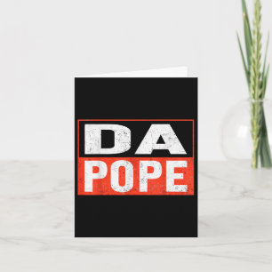 Papst Bobby Chicago Shirt - Funny Da Pope Katholic Karte