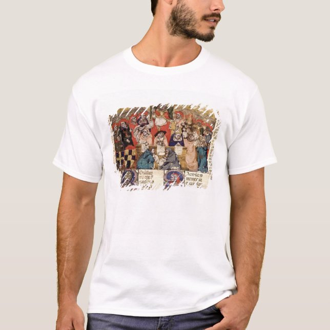 Papst Boniface VIII vorsitzend a T-Shirt (Vorderseite)