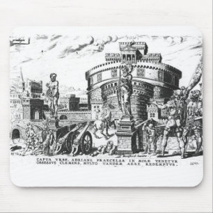 Papst Clement VII wird von Charles V belagert Mousepad