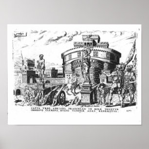 Papst Clement VII wird von Charles V belagert Poster