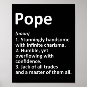 Papst Definition Lustiger Nachname Familienbaum Ge Poster