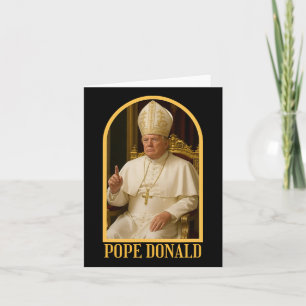 Papst Donald Trump Papst Trump Politischer Satire Karte