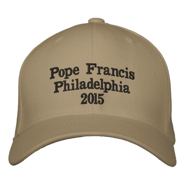 Papst Francis Baseball Cap Bestickte Baseballkappe (Vorderseite)