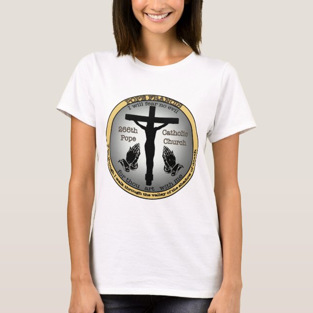 Papst Francis T-Shirt (Vorderseite)