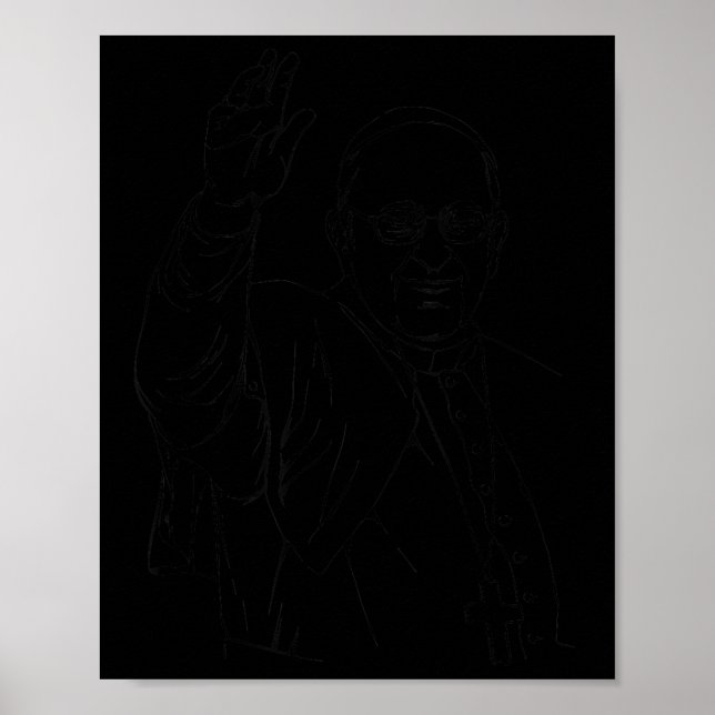 Papst Franziskus Christlich Katholisch - Bis Bald  Poster (Vorne)