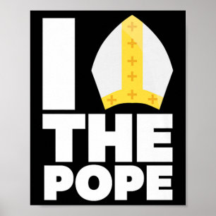 Papst Franziskus Der Papst Ist Homeboy-Shirt  Poster