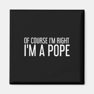 Papst-Geschenk Lustiger Familienname Familienstamm Magnet