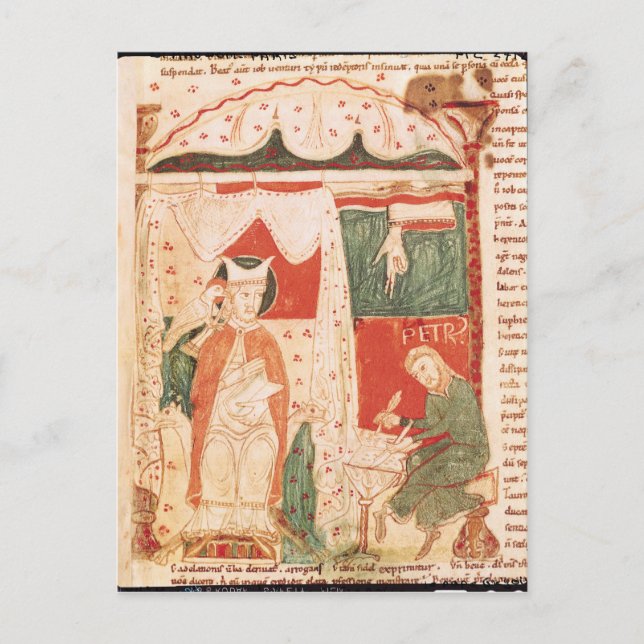 Papst Gregory I das große Postkarte (Vorderseite)