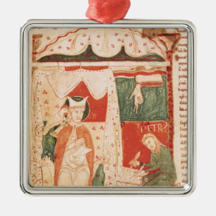 Papst Gregory I das große Silbernes Ornament