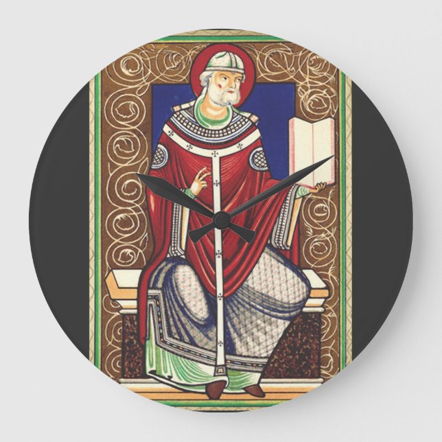 Papst Gregory vom Großen Große Wanduhr (Vorderseite)