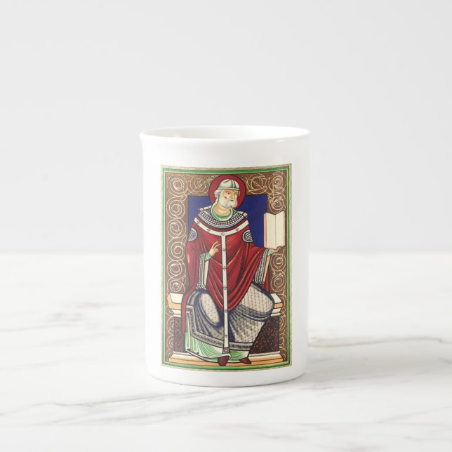 Papst Gregory vom Großen Prozellantasse (Vorderseite)