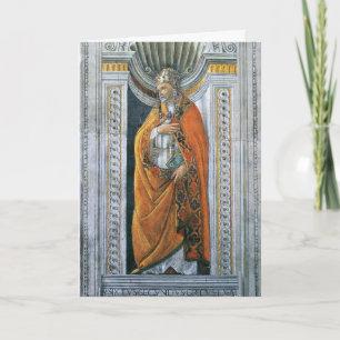Papst Heiliger Sixtus II. von Sandro Botticelli Karte