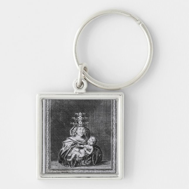 Papst Joan mit ihrem Kind Schlüsselanhänger (Vorne)