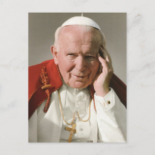 Papst Johannes Paul II Beatmungskarte Postkarte