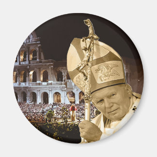 Papst Johannes Paul II Blessing Magnet