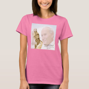 Papst Johannes Paul II. Collagen-T - Shirt
