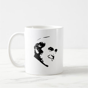 Papst Johannes Paul II Face White Kaffeetasse