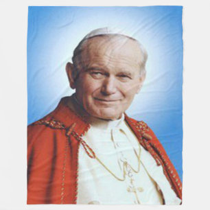 PAPST JOHANNES PAUL II. Fleece-Decke Fleecedecke