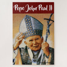 Papst Johannes Paul II. JIGSAW PUZZLE.. DAS POLNIS