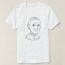 Papst Johannes Paul II. Karikatur T-Shirt