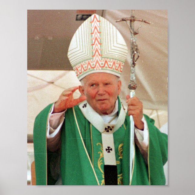 Papst Johannes Paul II Poster (Vorne)