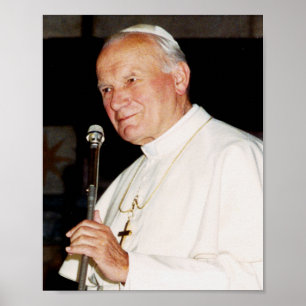 Papst Johannes Paul II Poster