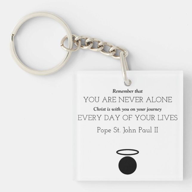 Papst Johannes Paul II. Schlüsselanhänger (Vorderseite)