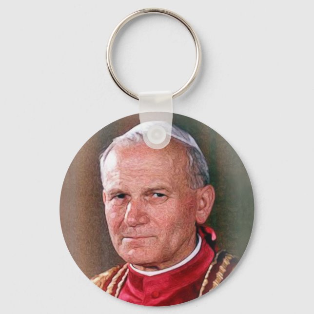 Papst Johannes Paul II Schlüsselanhänger (Vorderseite)