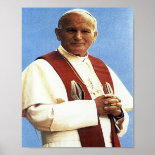 Papst Johannes Paul II. Selbstportrait Poster