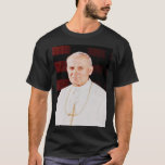 Papst Johannes Paul II T-Shirt<br><div class="desc">Papst Johannes Paul II. war von 1978 bis zu seinem Tod im Jahr 2005 Oberhaupt der katholischen Kirche und Herrscher des Staat der Vatikanstadt und wurde später zum Papst Johannes Paul II. ernannt.</div>