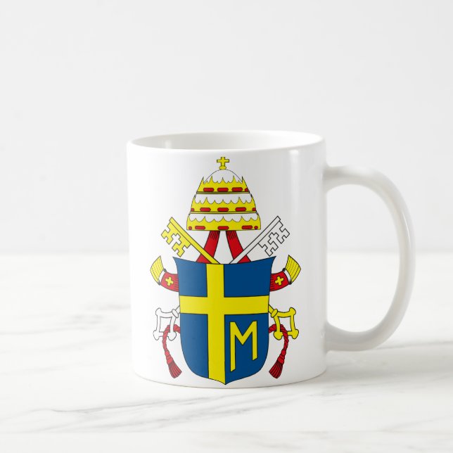 Papst Johannes Paul II. Tasse (Rechts)