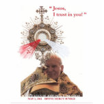 Papst Johannes Paul II. u. göttliches Gnade Freistehende Fotoskulptur<br><div class="desc">Feiern Sie und gedenken Sie Papst John Paul der große Beatification auf göttlicher Gnade Sonntag mit einem 12x18 photosculture</div>