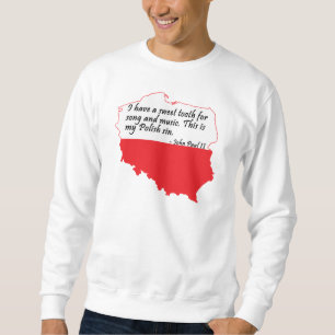 Papst Johannes Paul II Zitat Sweatshirt