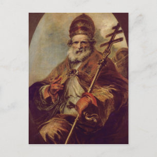 Papst Leo I Postkarte