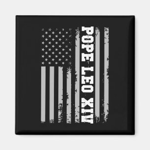 Papst Leo Xiv 14. Erster amerikanischer Papst USA  Magnet