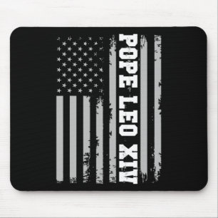 Papst Leo Xiv 14. Erster amerikanischer Papst USA  Mousepad