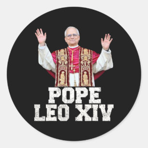 Papst Leo Xiv 1 Runder Aufkleber