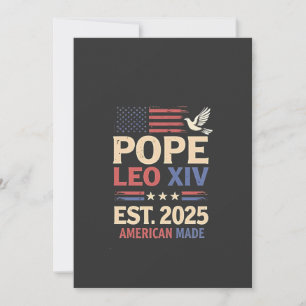 Papst Leo XIV. 2025 4. Juli USA Flag Einladung