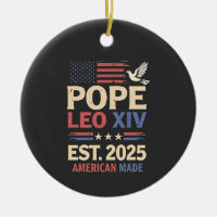 Papst Leo XIV. 2025 4. Juli USA Flag