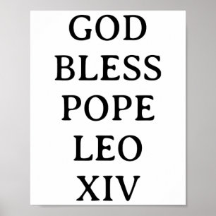 Papst Leo Xiv 3 Poster