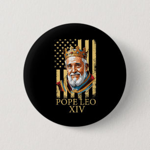 Papst Leo Xiv, Amerikanische Flagge 2025 Vatikan L Button
