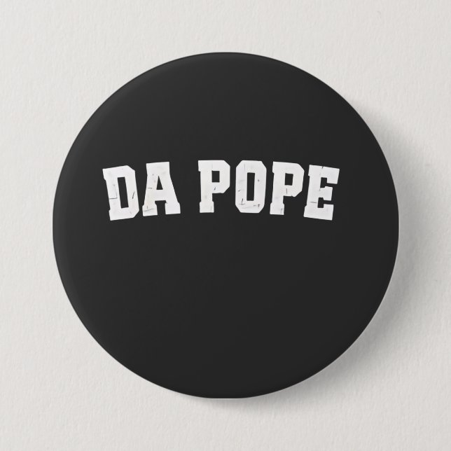 Papst Leo XIV Christlich Church Da Pope Da Da Button (Vorderseite)