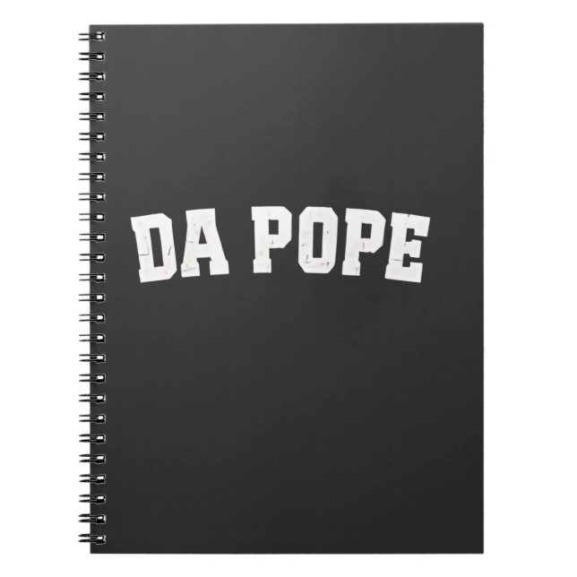 Papst Leo XIV Christlich Church Da Pope Da Da Notizblock (Vorderseite)