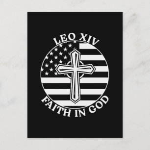 Papst Leo XIV. Feiertagspostkarte