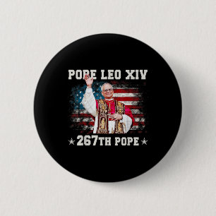 Papst Leo Xiv - Gott segne Papst Leo Xiv 267. Paps Button