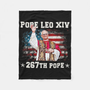 Papst Leo Xiv - Gott segne Papst Leo Xiv 267. Paps Fleecedecke