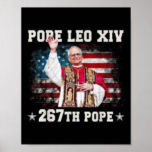 Papst Leo Xiv - Gott segne Papst Leo Xiv 267. Paps Poster
