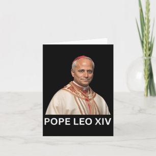 Papst Leo Xiv, Gott segne Papst Leo Xiv T-Shirt Karte